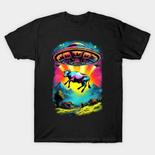 Ufo Cow Abduction T-Shirt